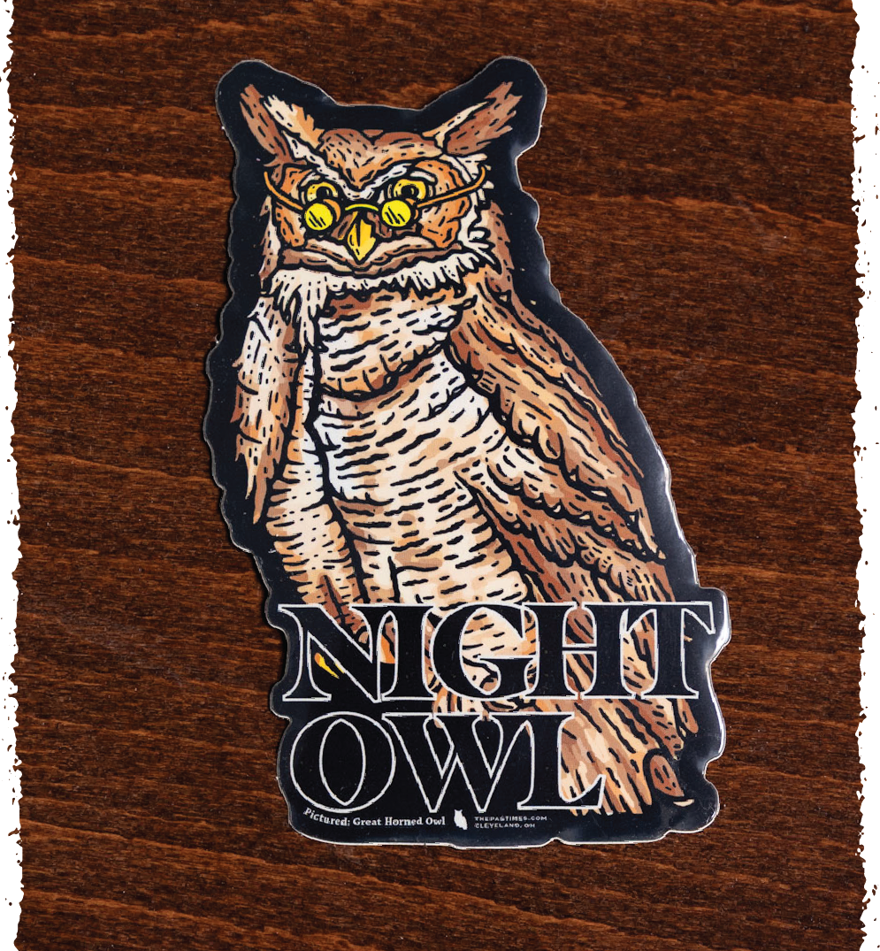 Night Owl Sticker