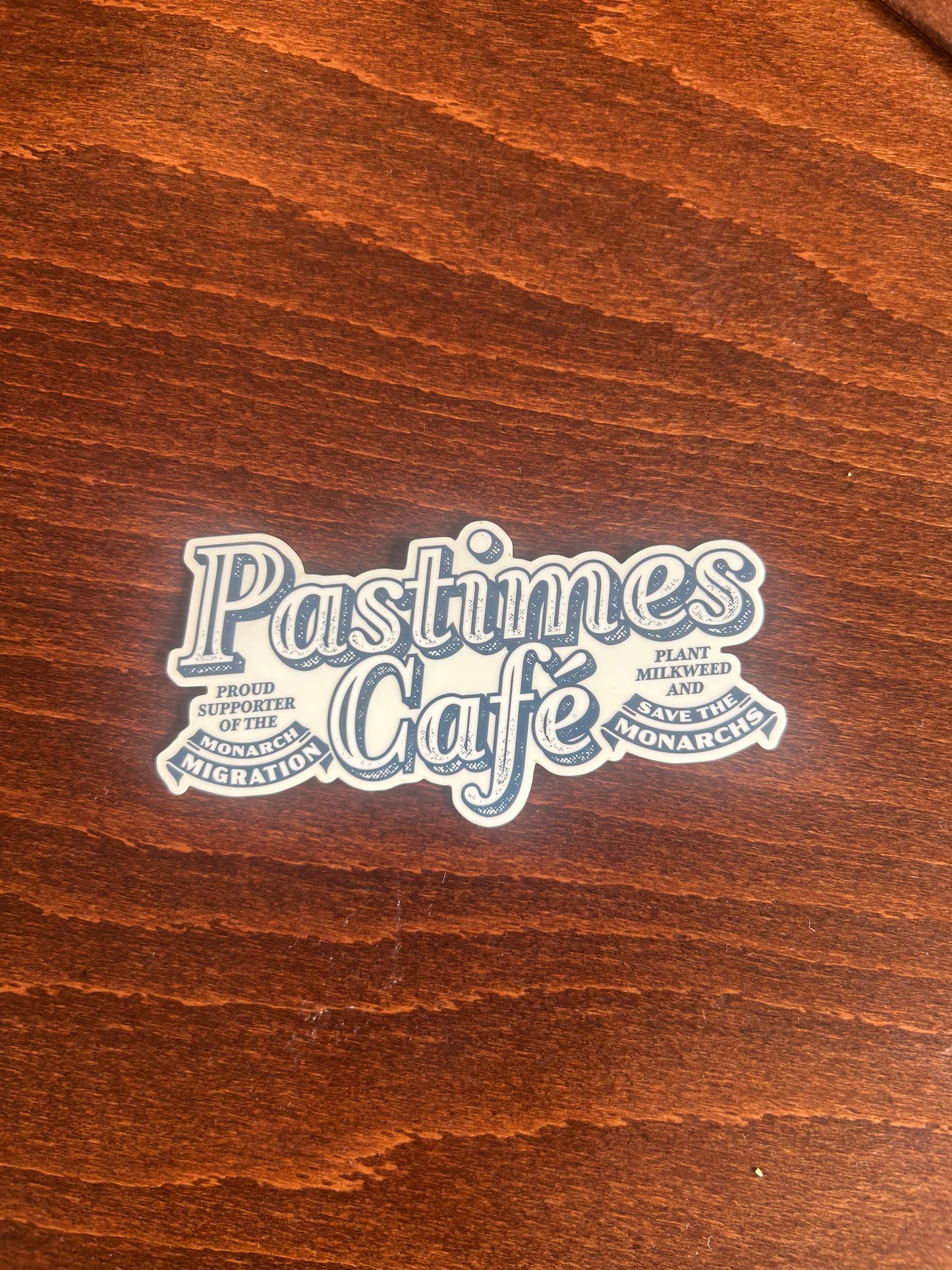 Pastimes Type Logo Sticker