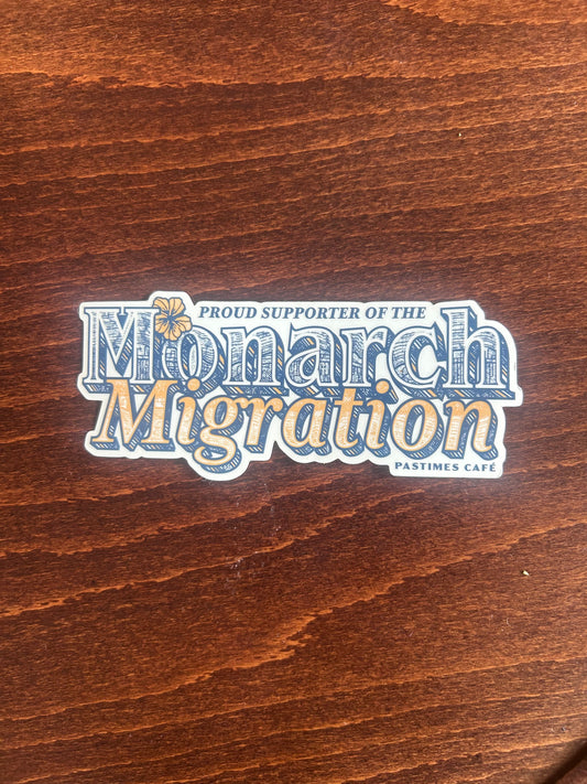 Monarch Migration Sticker